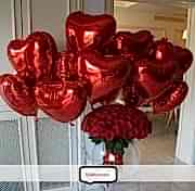 Fanusta 51 Gül Ve Balonları...