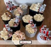 12 Kutuda Beyaz Güller Ayıcıklar..